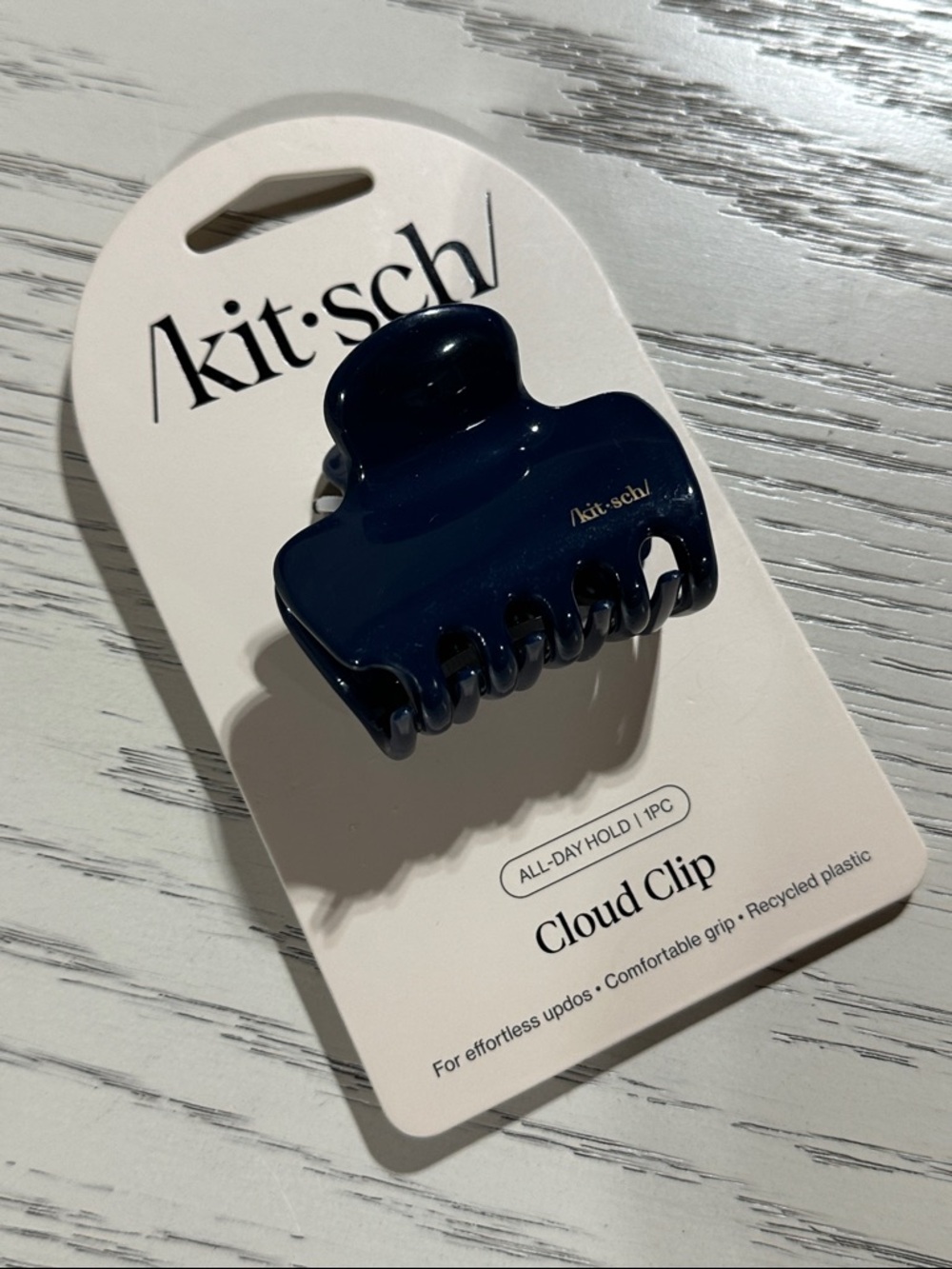 Kitsch Navy Cloud Hair Clip